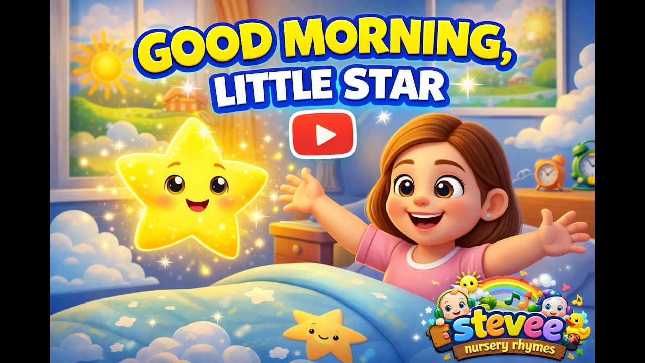 🌞⭐ “Good Morning, Little Star” ⭐🌞| Stevee Nursery Rhymes