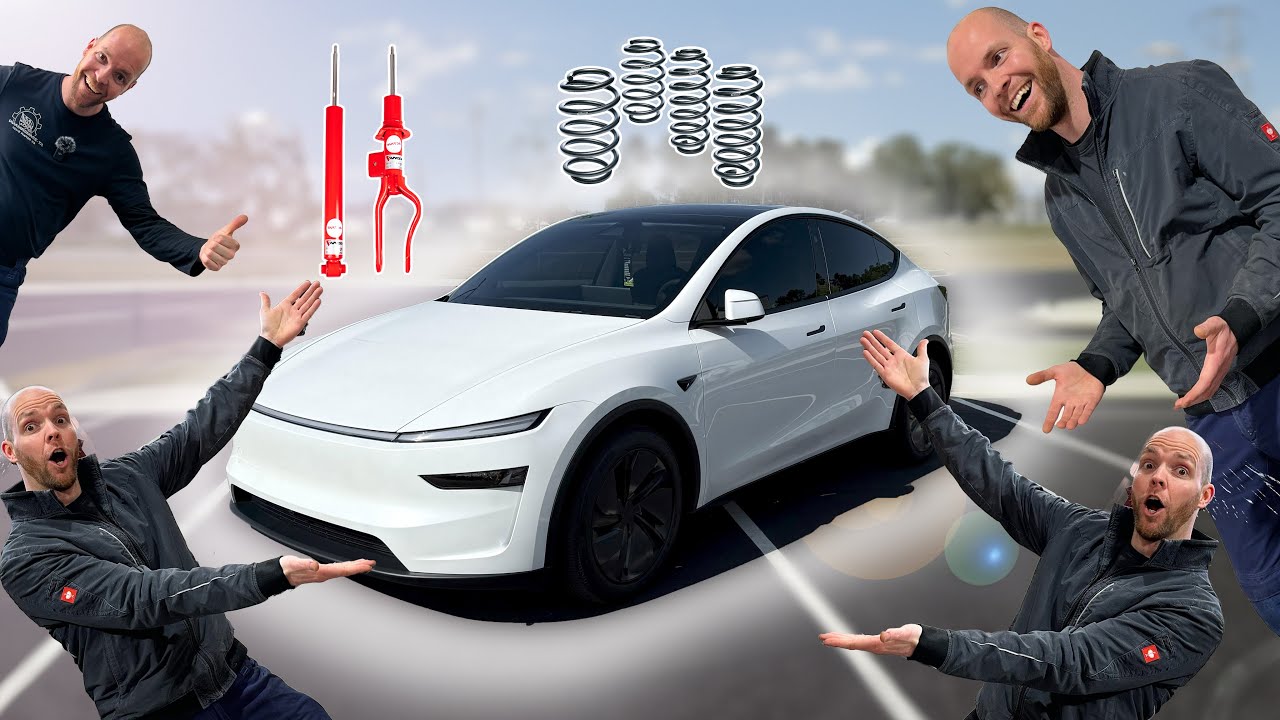 Achtung Tesla Model Y Juniper Fahrer: Dieses Fahrwerk Upgrade macht euer E-Auto endlich sportlich 😎