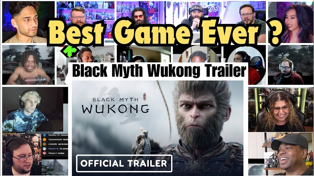 Streamer React to Black Myth Wukong Official Trailer Reaction Mashup | Summer Game Fest 2024