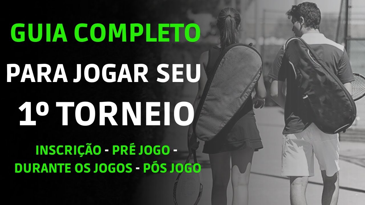 TUDO que você precisa SABER para jogar seu 1º TORNEIO de TÊNIS - Guia completo!