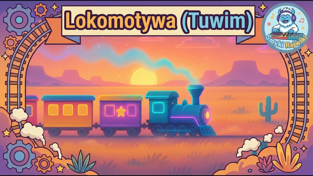 LOKOMOTYWA (Julian Tuwim) 🚂 Westernowa opowieść | Smyki Rejwiki