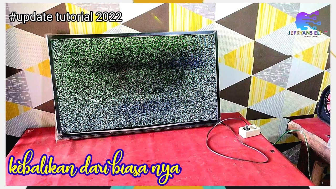 Perbaiki LED TV Gambar macet #Panasonic TH-L396G V2022