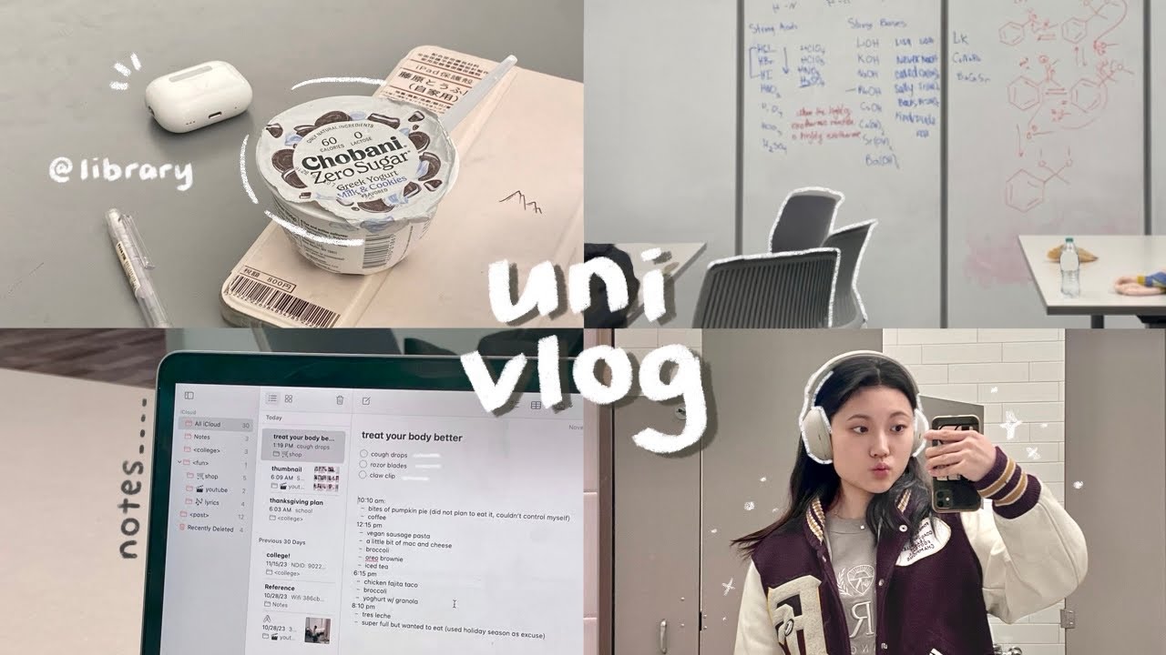 uni vlog 🍰 студенческая жизнь, библиотечные вечера, шопинг, учёба с друзьями