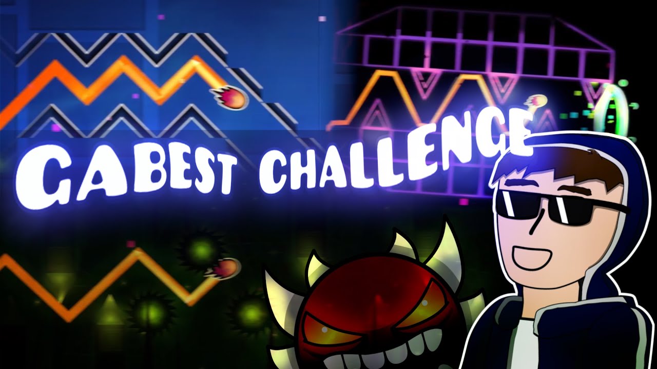 Pitki&auml; ja VAIKEITA challengeja! Gabest Challenge #10 | Geometry Dash Suomi