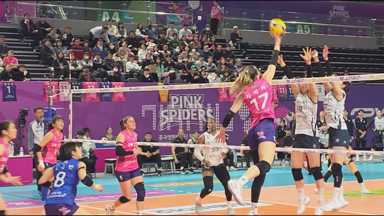2026.1.14. 흥국생명 2세트 레베카의 맹폭 (vs 도로공사, 삼산월드체육관) #레베카 #ธนัชชาสุขสด #โมเม
