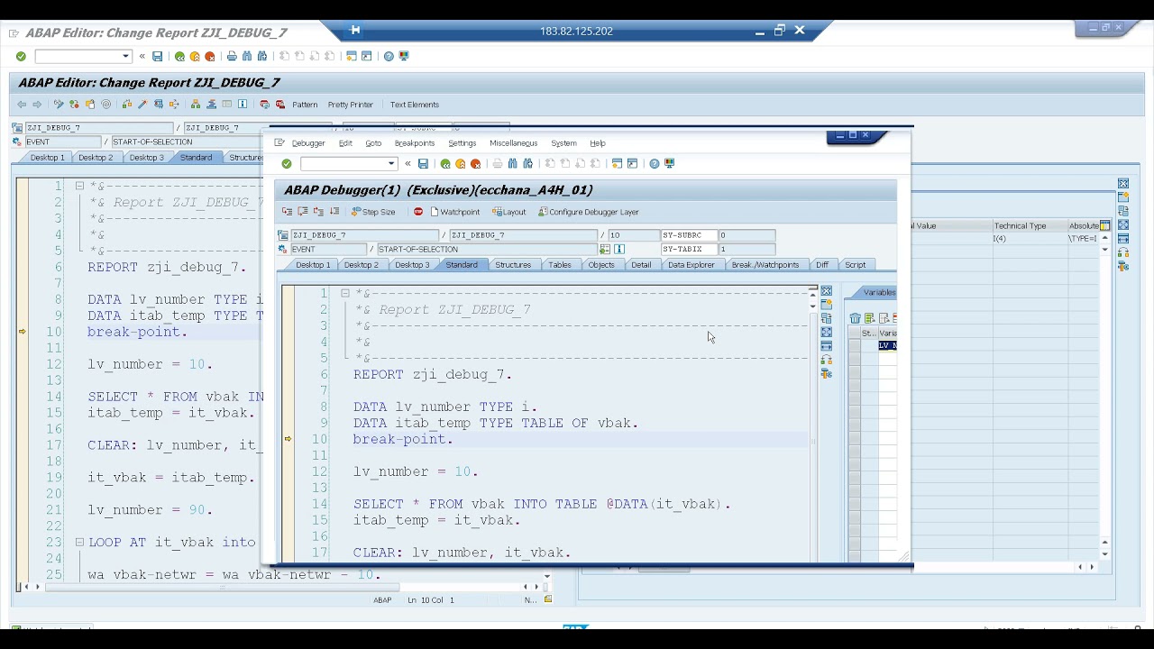 Video 5 - Debugging: Watchpoint, Conditional BP & Test data for FM from debugging mode