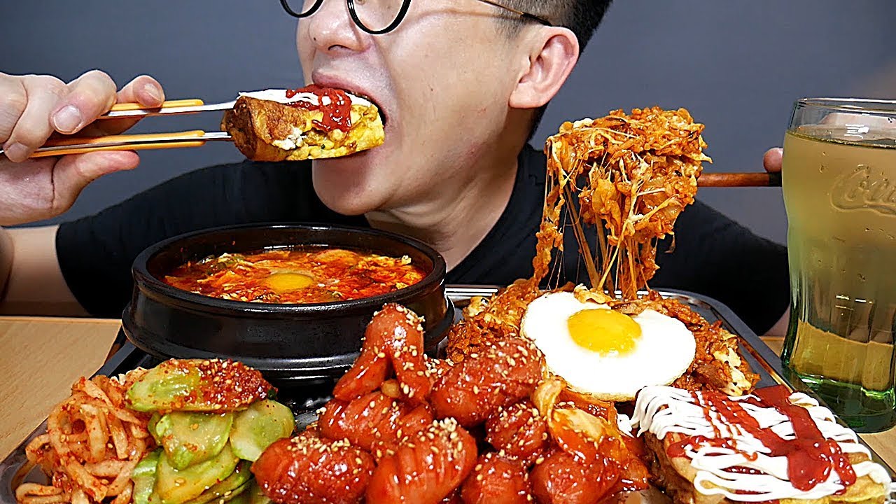 이렇게만 나오면 매일학교갈듯~? 흔한급식(korean school lunch)요리 먹방 REAL SOUND MUKBANG EATING SHOW