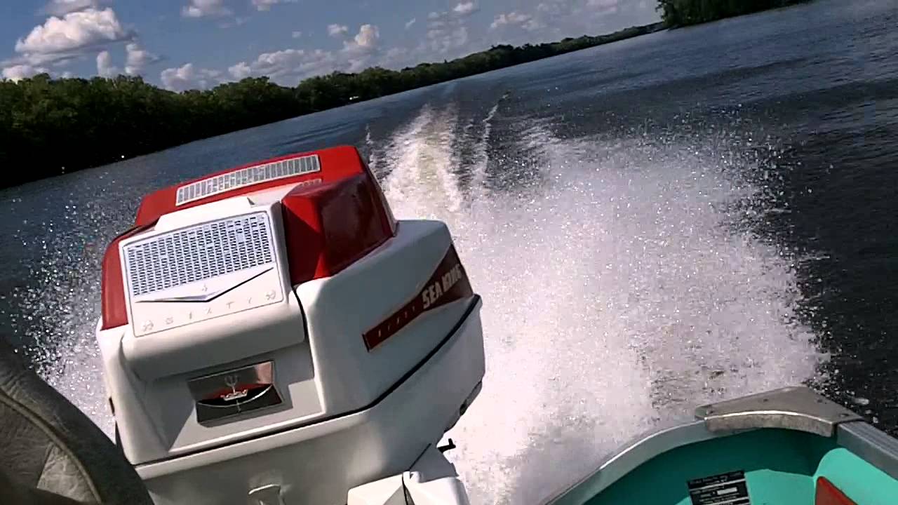 1961 60 hp Gale Sea King Outboard Motor.