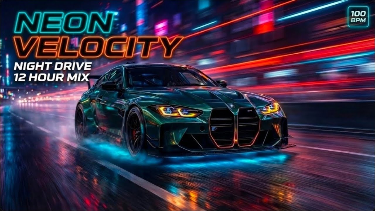 Neon Velocity Night Drive ⚡🌃 | Cyberpunk Progressive LIVE 24/7