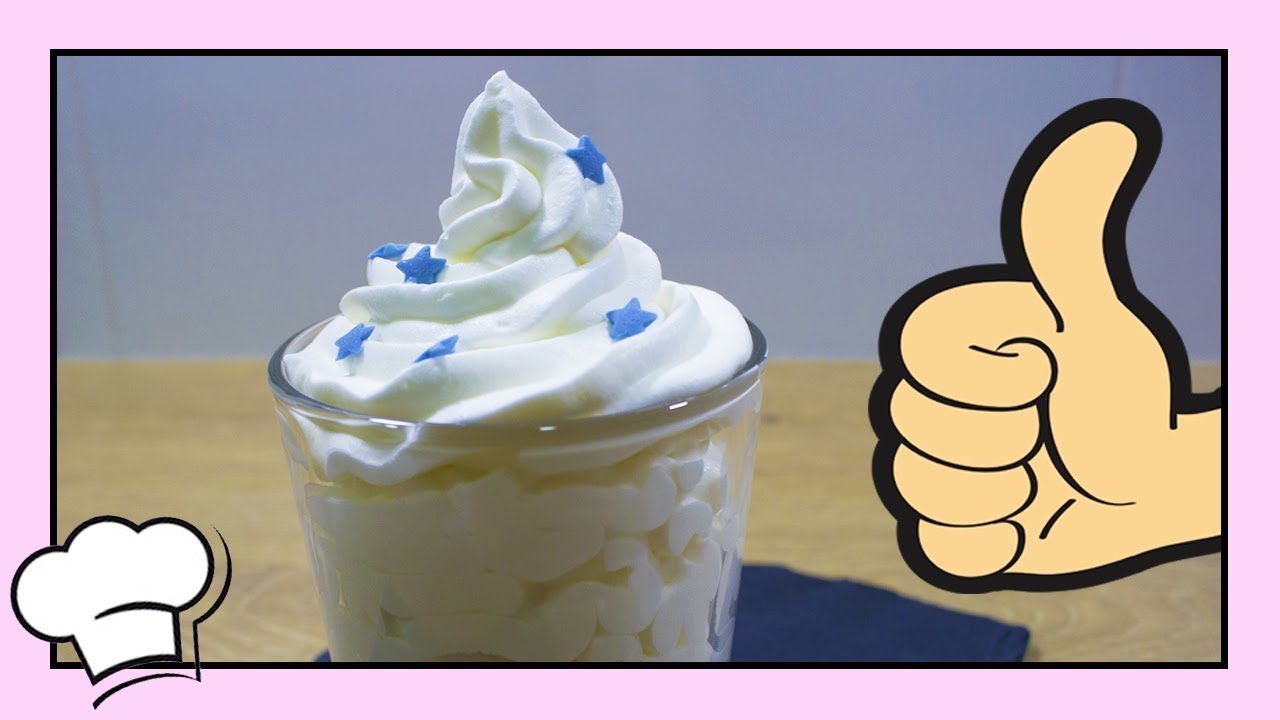 🍨Como hacer nata montada FIRME |  🍦Crema chantilly PERFECTA | Nata para roscón de reyes