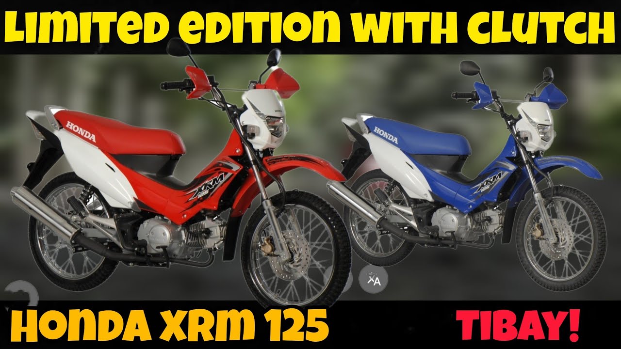 HONDA XRM 125 WITH CLUTCH LIMITED EDITION!