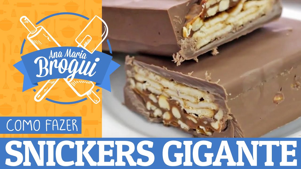 SNICKERS GIGANTE | &Eacute; assim que se faz #5