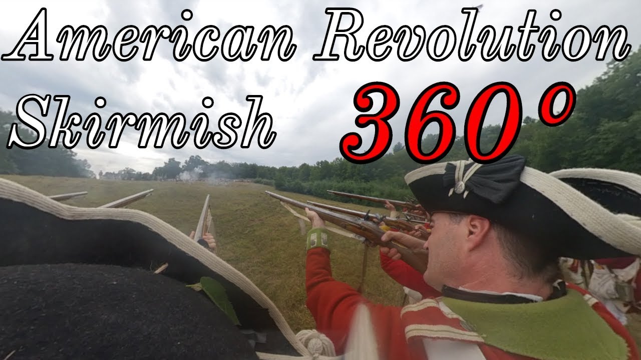 Skirmishing with Rebel Militiamen | 360° Revolutionary War Reenactment, Old Sturbridge Village