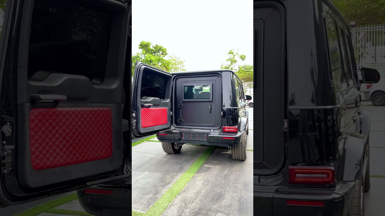Mercedes Benz G-wagon Bulletproof - Interior and Exterior POV #shorts
