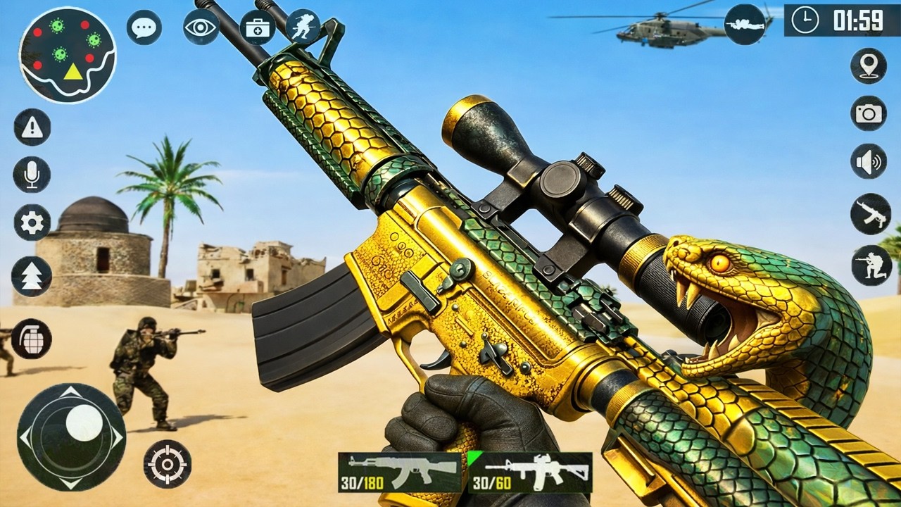 FPS Robot Shooter Strike Anti-Terrorist Shooting Android Gameplay iOS part 3