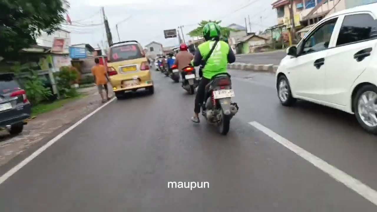 Motovlog perdana part1 | Dorong Motor Mogok di Jalan Raya | Pejuang Keluarga