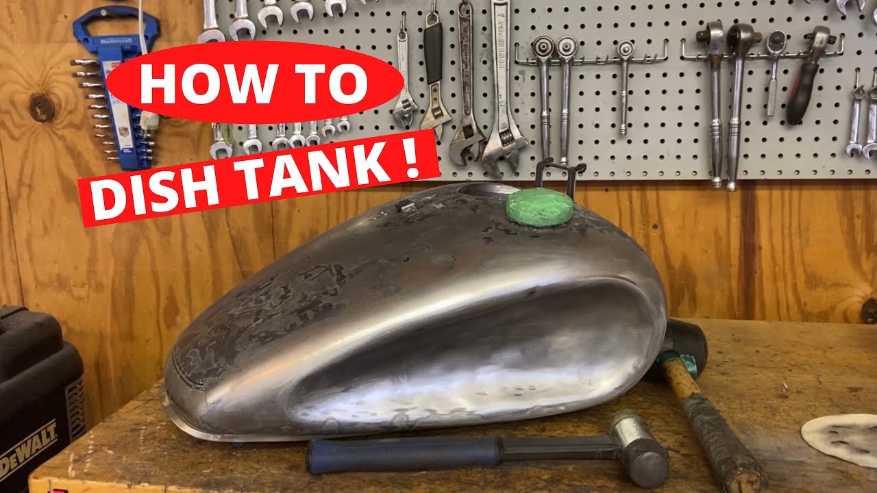 VStar Bobber Build Pt. 4 Tank Dish