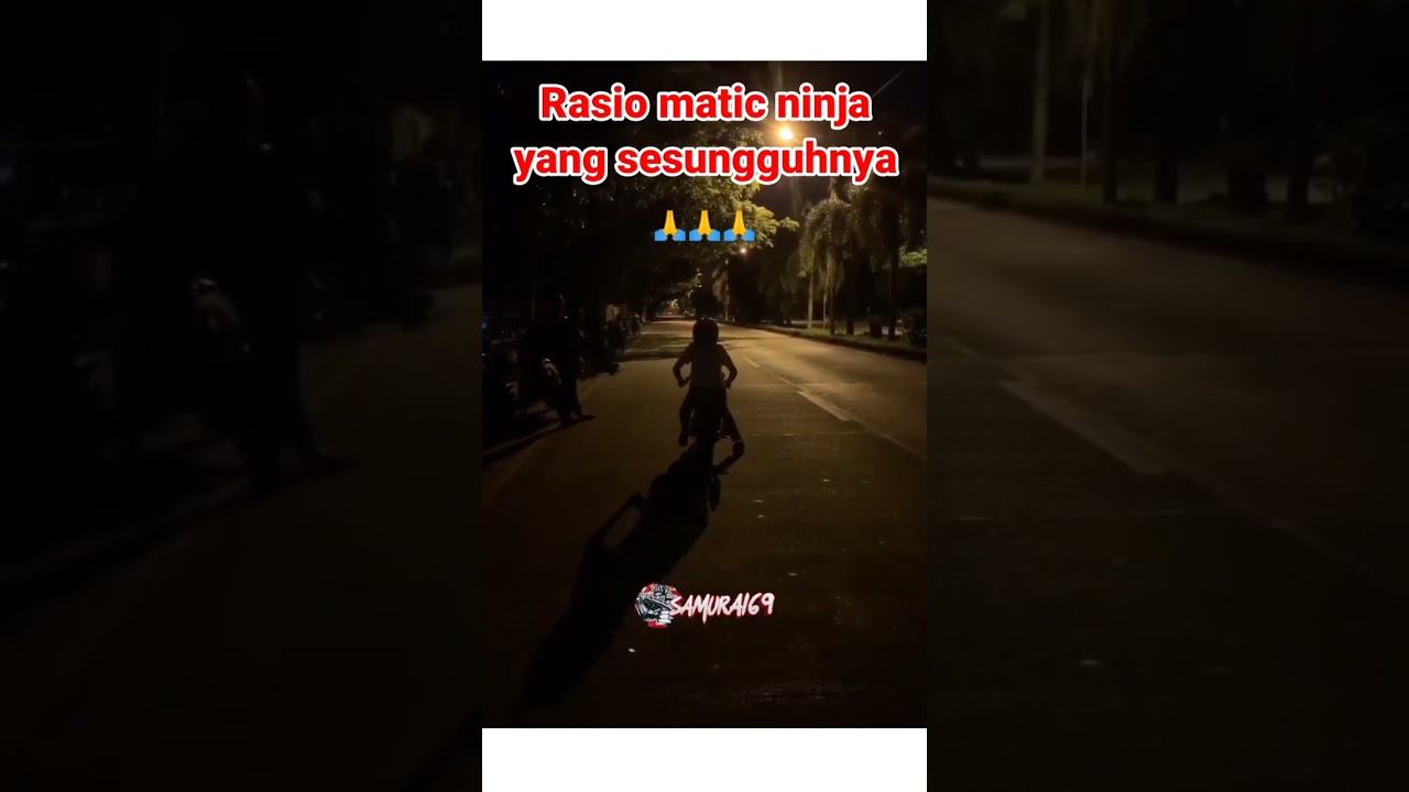 mengerikan ‼️#rasio ninja menjadi matic total #balapmotor #ninja155cc #dragbike #setting #porting