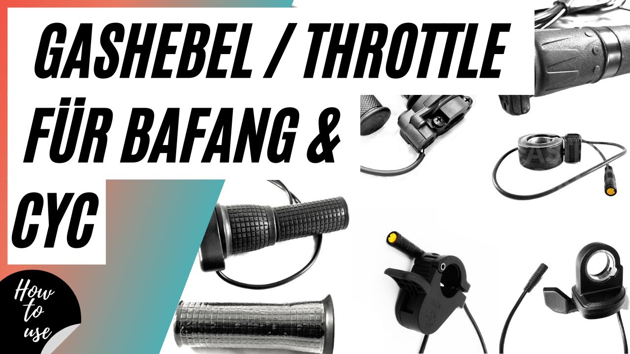 Gashebel für Bafang und CYC Motoren