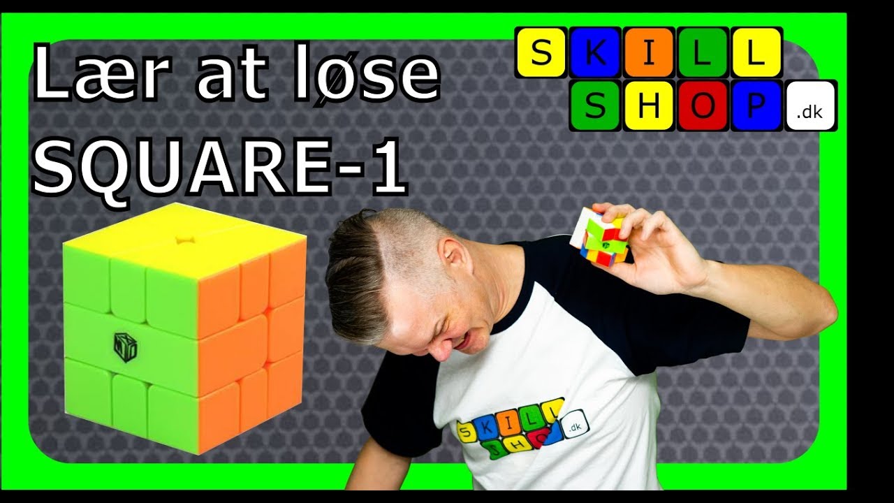 Square-1 DANSK Tutorial! I Lær Rubik's Cubes I Professorterning Guides!