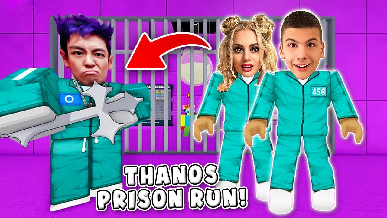 ΠΑΙΖΟΥΜΕ ΜΕ ΤΟ NOOBAKI PRISON RUN SQUID GAME ΣΤΟ ROBLOX!