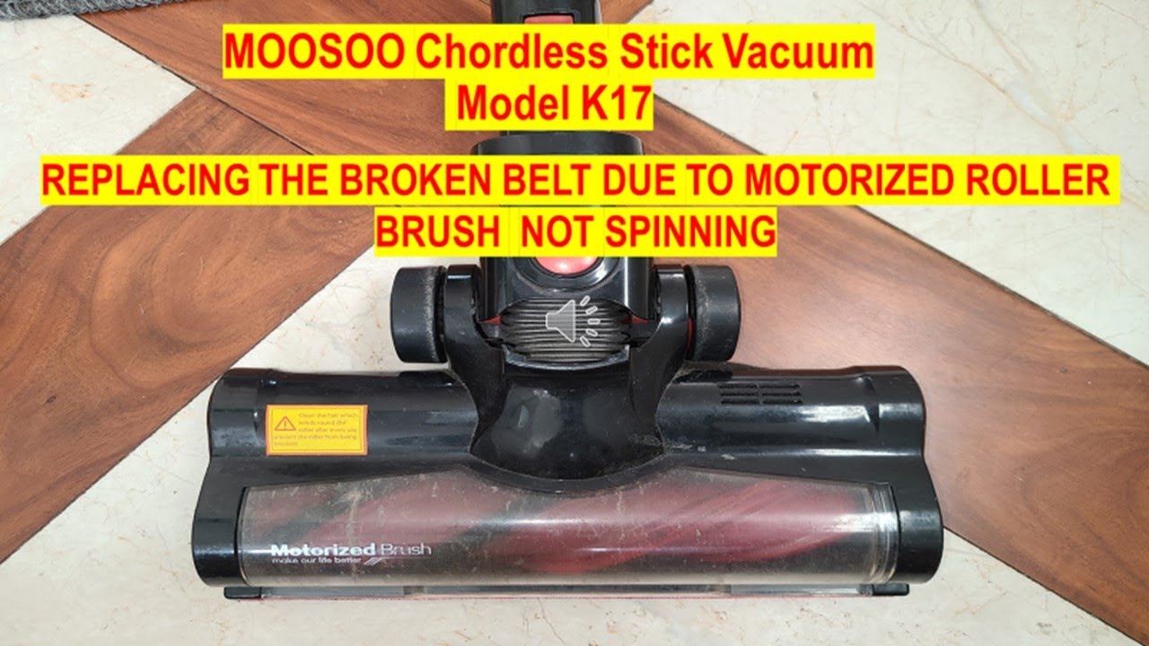 HOW TO FIX MOOSOO K17  BRUSH WON'T SPIN