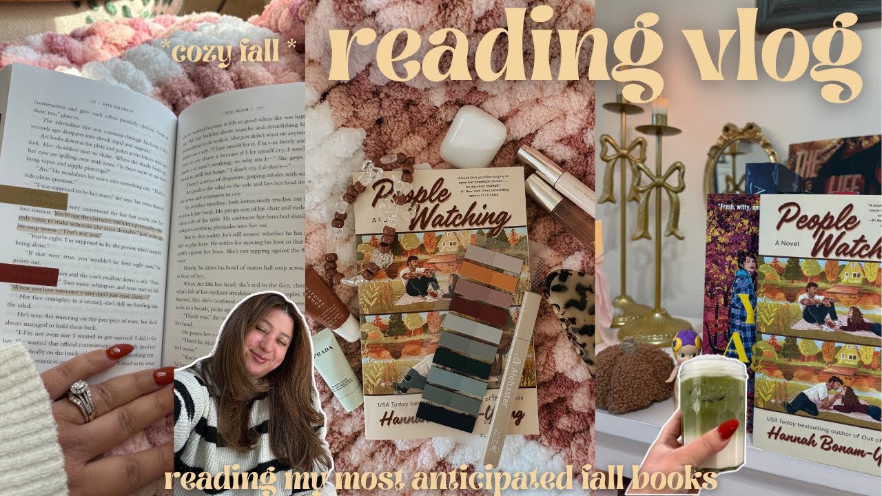 a cozy *FALL* reading vlog🍂📚 | reading my *most anticipated* fall romance books 🤎