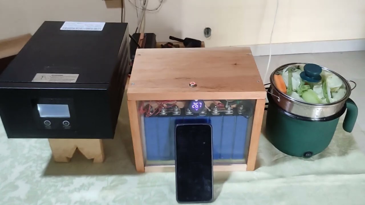54 - Teste de descarga ABORTADO! Bateria 24V 50Ah.