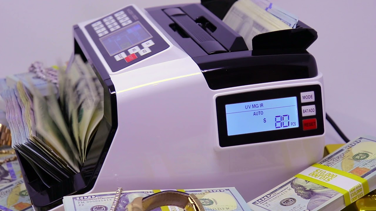 Nadex V3600 Money Counter with UV/MG/IR Counterfeit Detector