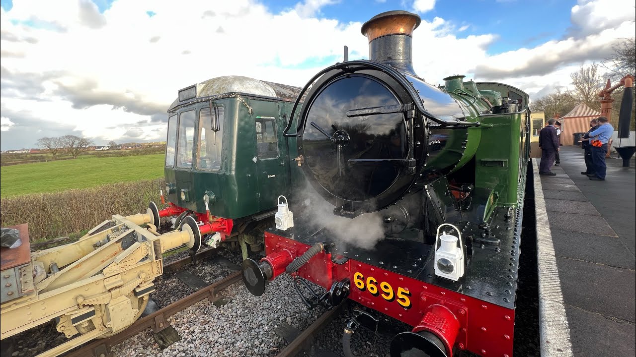 Launch day for 6695 officially at the Swindon & cricklade railway 18/3/23
