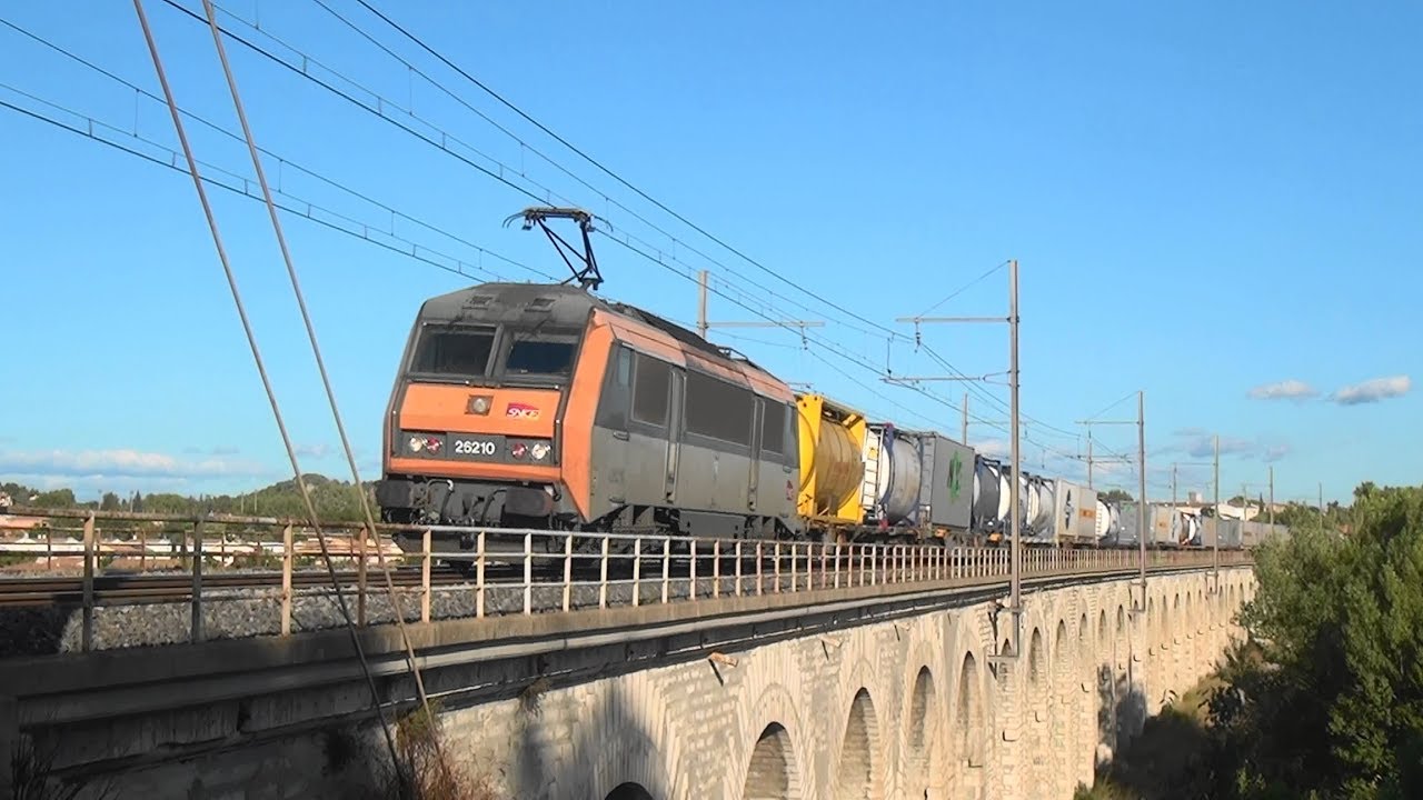 IC, Infra, TER et Fret vers Beaucaire