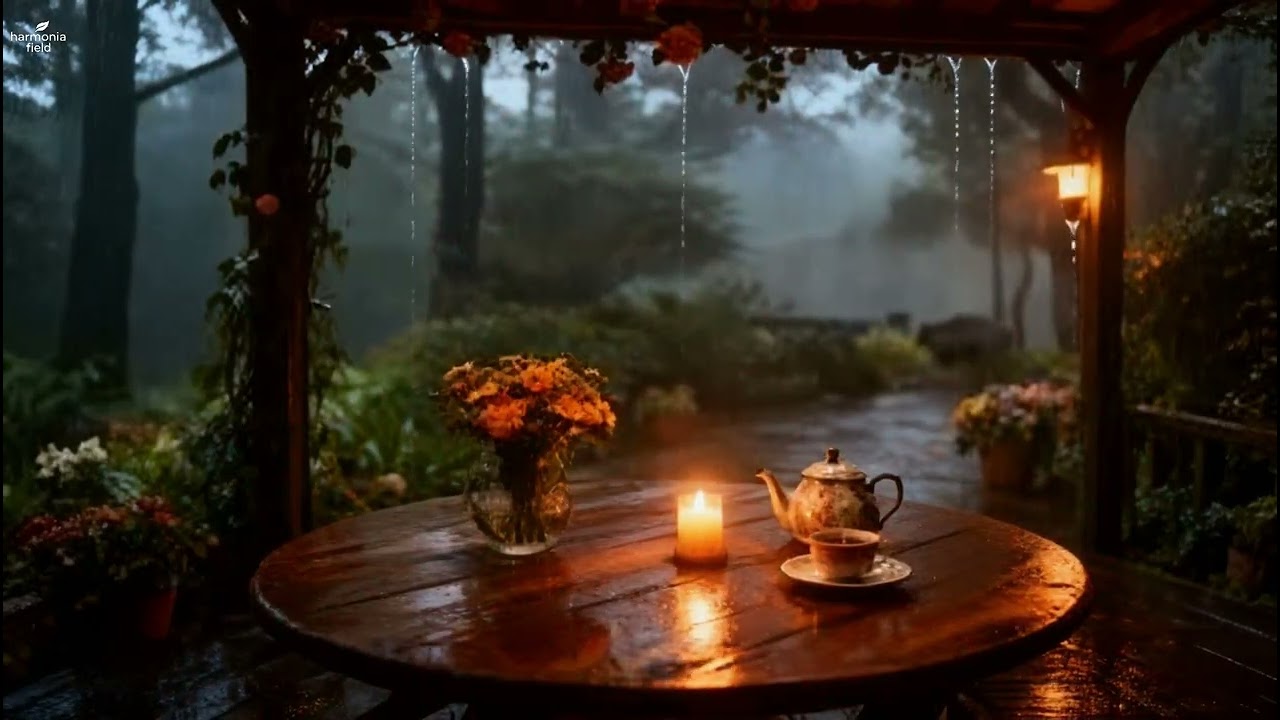 Quiet Rain Afternoon — Peaceful Coffee Shop Ambience for Relaxing Study