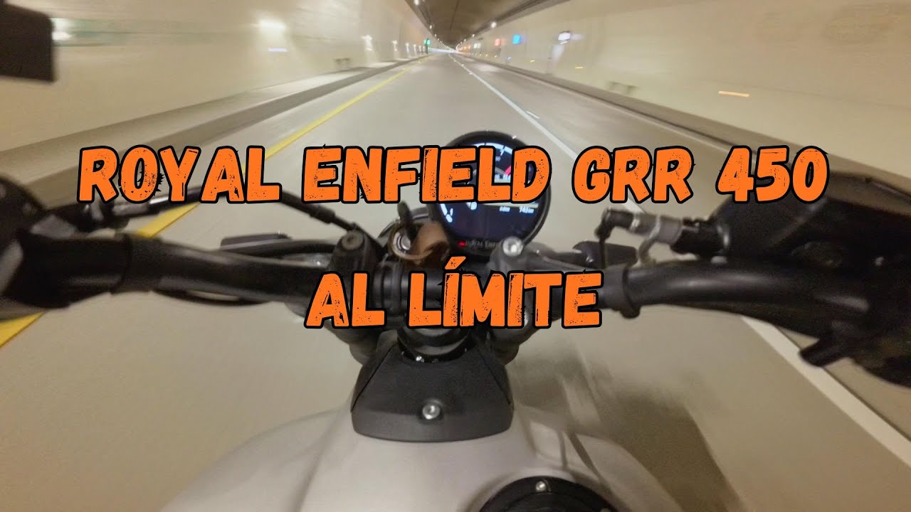 Muy lenta? | Top Speed Royal Enfield GRR ( Guerrilla ) 450 | Velocidad Máxima