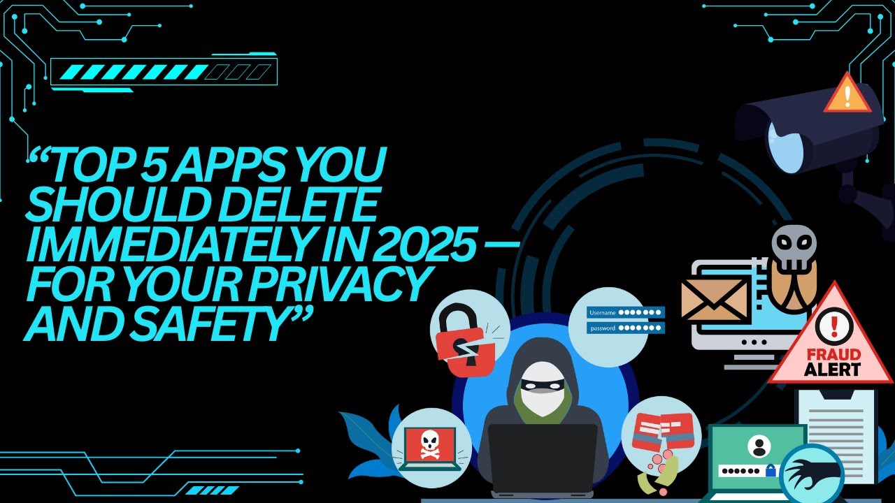 &ldquo;Top 5 Apps You Should Delete Immediately in 2025 &mdash; For Your Privacy&rdquo;
