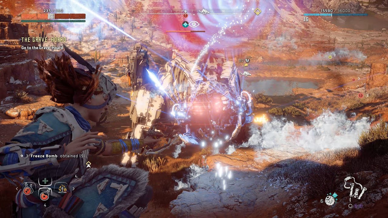 Horizon Zero Dawn - Hunting Gameplay