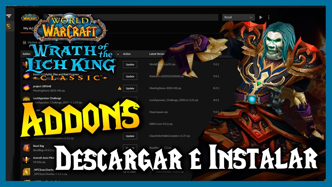 ✨ Como Descargar e Instalar Addons ✨ en World of Warcraft y WoW Classic