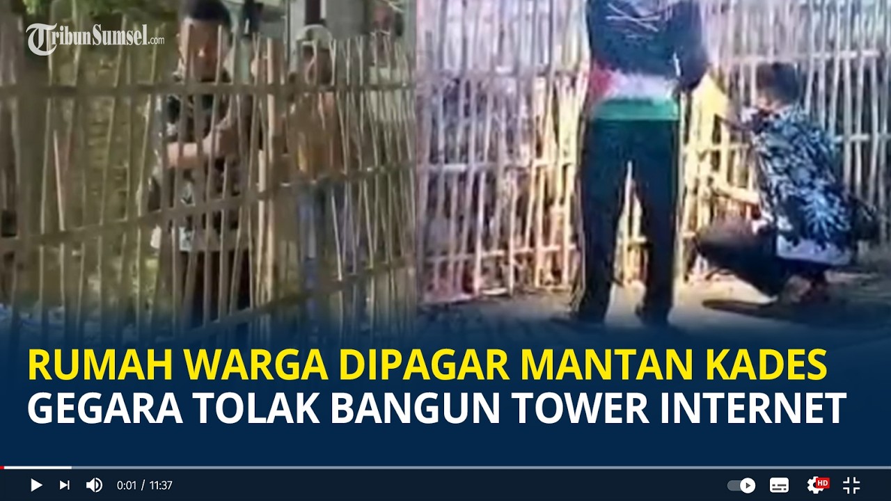 Viral Rumah Warga Dipagar Mantan Kades di Purwakarta Gegara Menolak Bangun Tower Internet