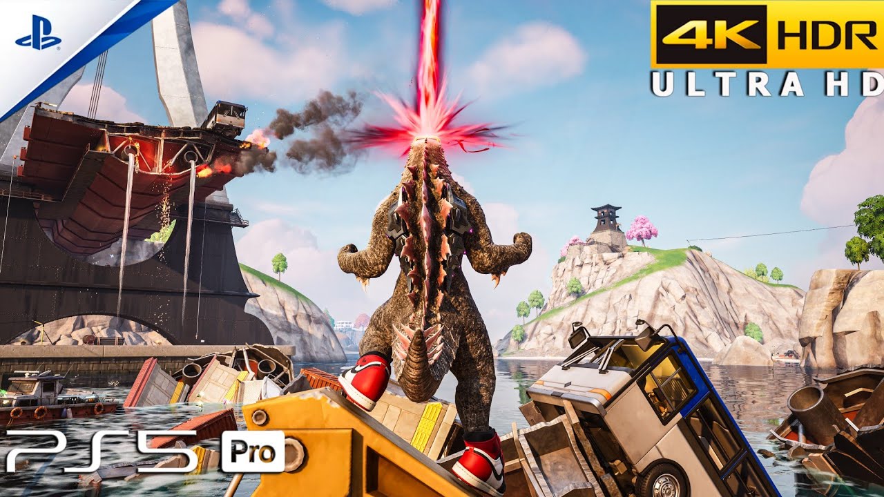 Fortnite (PS5 Pro) 4K 60FPS HDR Gameplay (Godzilla)