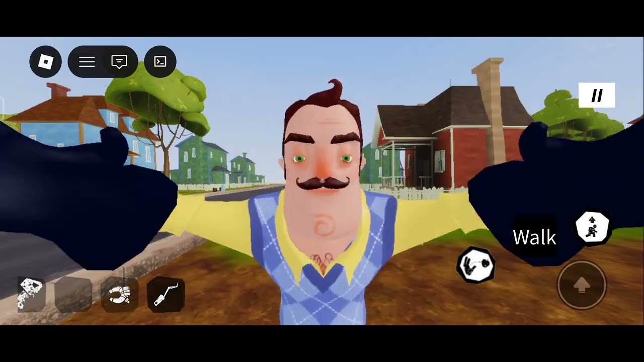 Playing The 2 Games Of Hello Neighbour