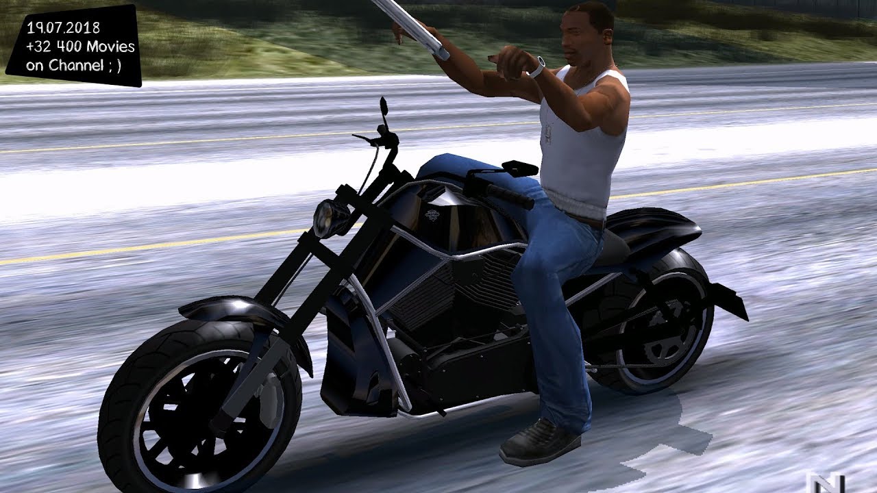 GTA V Western Nightblade & V-Rod Style Test Drive GTA SA _REVIEW