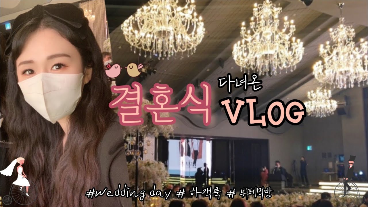 결혼식브이로그💍 | 전주 알펜시아웨딩컨벤션 후기 | 하객룩 | 뷔페 몇 접시까지 가능하세요?