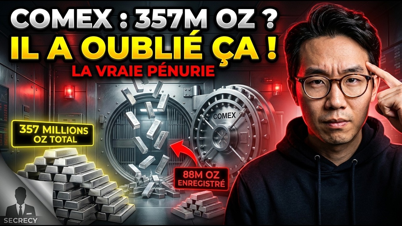 UN EX-BANQUIER DE JPMORGAN DIT QUE LE COMEX A 357 M OZ — MAIS IL A OUBLIÉ UNE CHOSE