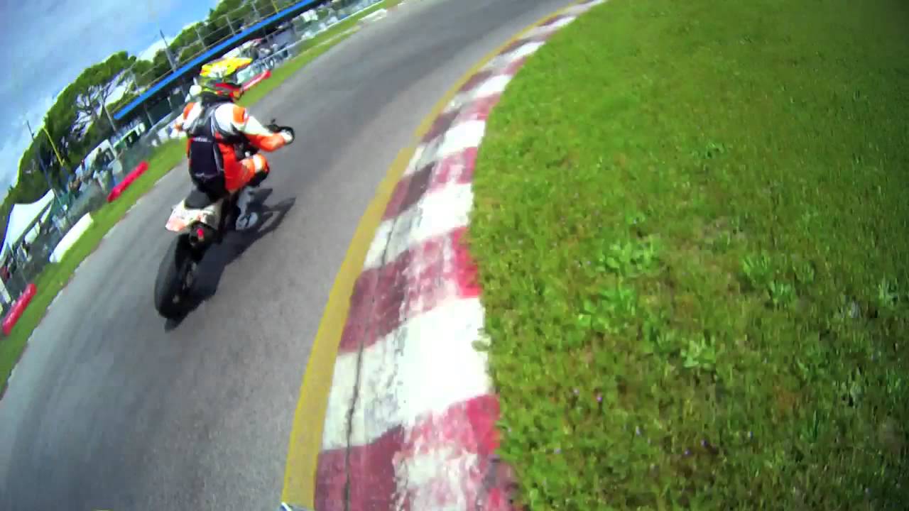 Triveneto Motard 2013: Gara 1 Promo a Jesolo su Aprilia 450 RCL