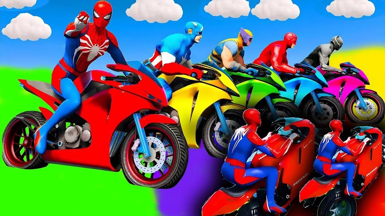 Spider-Man Rescue الرجل العنكبوت انقاذbatman vs iron man vs venom funnyGame GTA 5 superhero