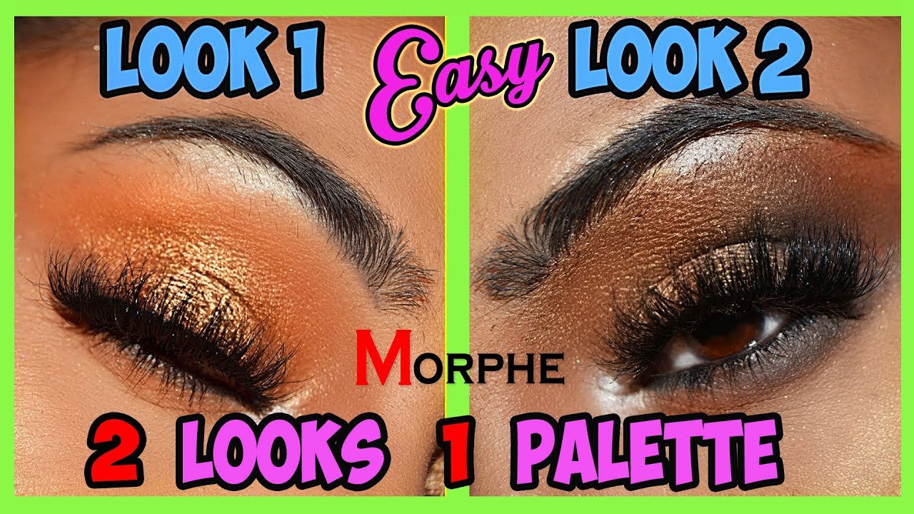 Morphe 35F Palette - 2 Looks 1 Palette - Easy Eyeshadow Tutorials