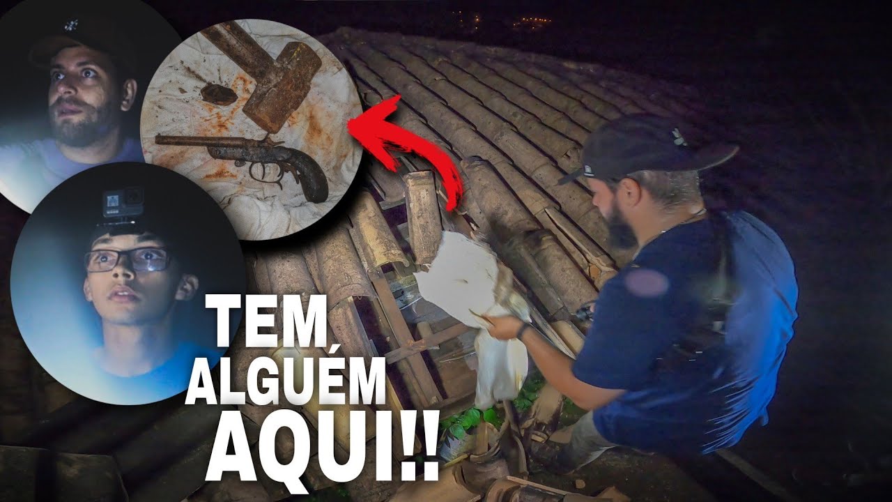 VOLTEI DEIXAR A ARMA NO LOCAL ACHADO NA MANSÃO ABANDONADA. E HAVIA ALGUÉM NOS SEGUINDO NA FLORESTA!