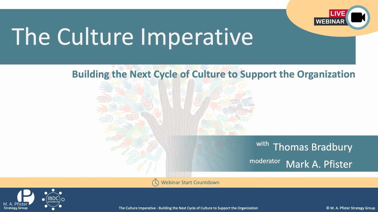 The Culture Imperative