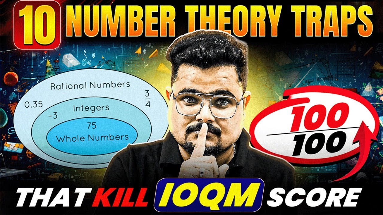 😵Avoid These 10 Number Theory Traps in IOQM 🔥