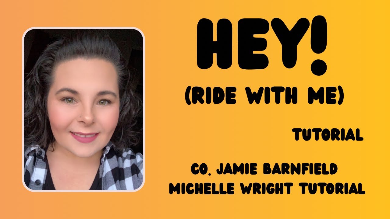 Hey! (Ride with me) Line dance tutorial Beginner choreography by Jamie Barnfield
