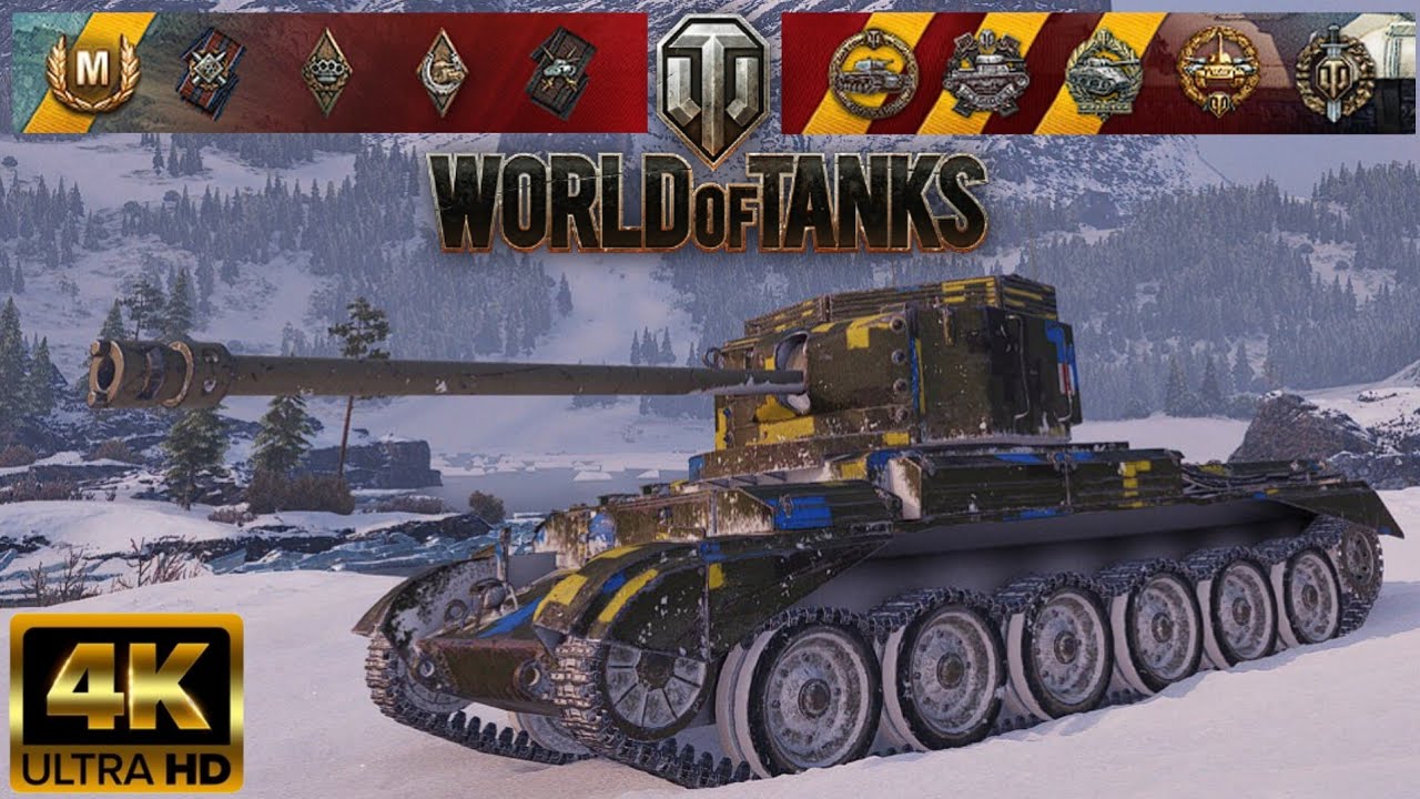 Challenger - Arctic Region map - 9 kills - 4,8k damage Kolobanov World of Tanks replay 4K